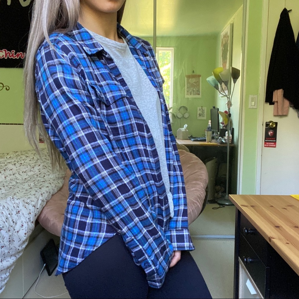 Blue flannel - Picture 2 of 3